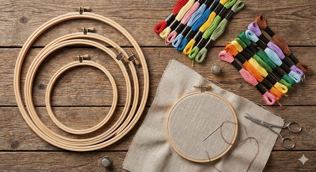 Embroidery Hoop Set
